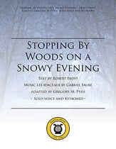 Stopping By Woods on a Snowy Evening Vocal Solo & Collections sheet music cover